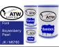 Preview: Ford, Boysenberry Pearl, JK / M6760: 500ml Lackdose + 500ml Klarlack + 250ml Härter - Set, von ATW Autoteile West.